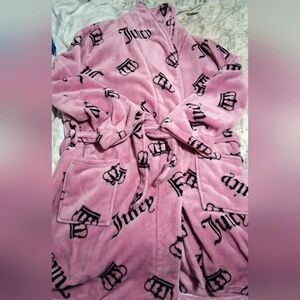 Juicy Couture Purple Lavender Womens Size L/XL Short Robe